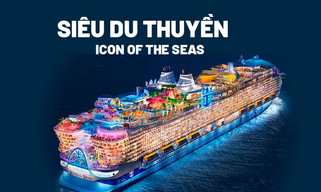 Khám phá siêu du thuyền lớn nhất thế giới sở hữu cả công viên và 7 bể bơi