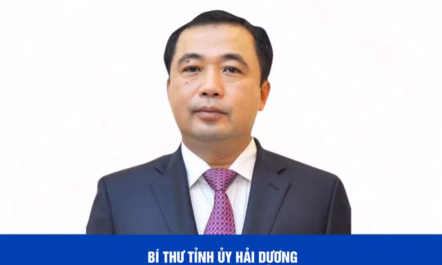 Chân dung tân Bí thư Tỉnh ủy Hải Dương Trần Đức Thắng