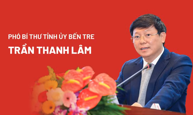 Chân dung tân Phó Bí thư Tỉnh ủy Bến Tre Trần Thanh Lâm