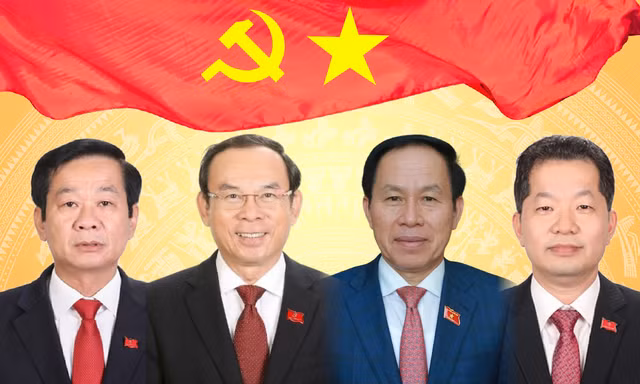 Chi tiết nhân sự lãnh đạo 4 thành phố sau hợp nhất