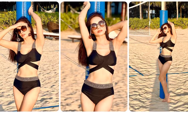 Siêu mẫu Thuý Hạnh tung ảnh bikini kèm tiết lộ bất ngờ 