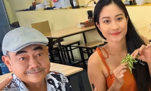 NSND Việt Anh và bạn gái kém 36 tuổi trong ngày Valentine