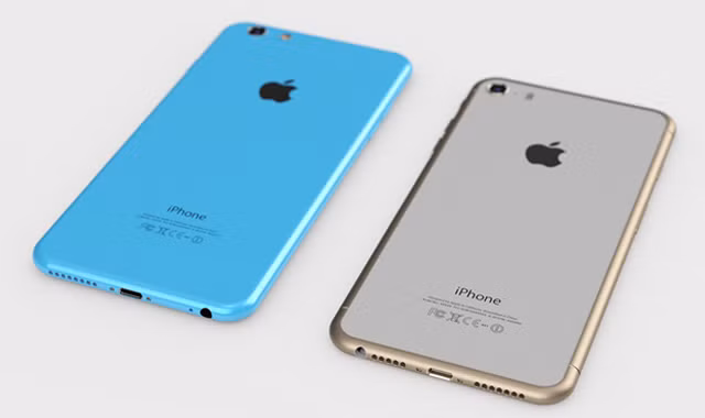 Apple có thể ra mắt iPhone 6C vỏ kim loại đầu năm 2016. Ảnh: 9to5Mac.