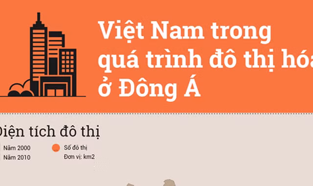 [ĐỒ HỌA] 10 năm đô thị hóa tại Việt Nam