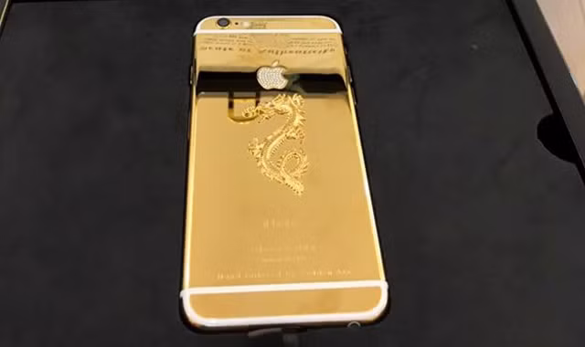 Cận cảnh chiếc iPhone 6 phiên bản hạn chế của Mr. Đàm.
