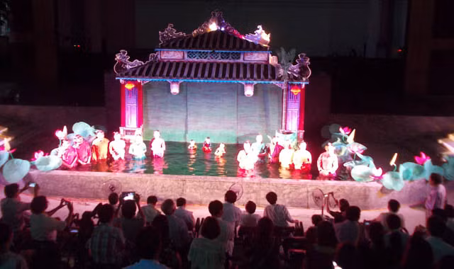 Múa rối nước Hội An. Ảnh:Nguyễn Trang.
