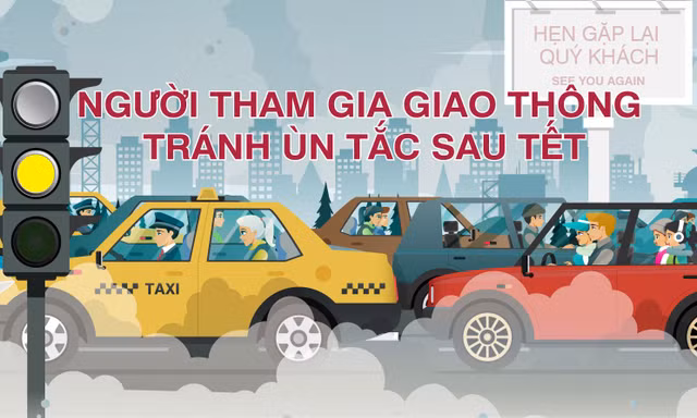 Để tránh tắc đường khi trở lại thành phố sau Tết, nên lưu ý điều này 