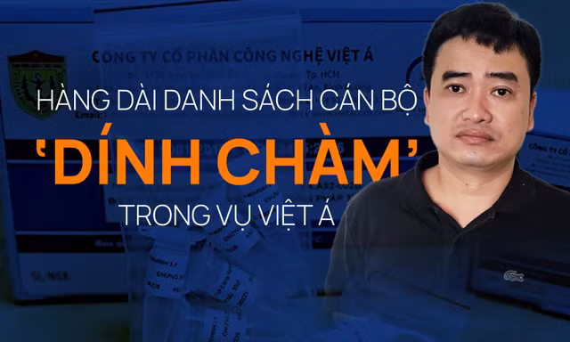 Hàng dài danh sách cán bộ ‘dính chàm’ trong vụ Việt Á