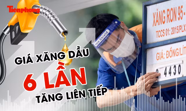 Chi tiết chuỗi đà tăng 'chóng mặt' của giá xăng dầu