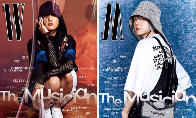 Tạp chí W Hàn tung bìa số tháng 3, Baekhyun (EXO) thì rõ rồi nhưng idol nữ mới thực sự là ẩn số