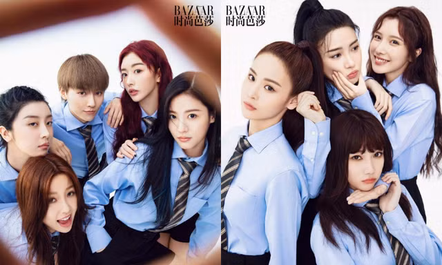 Top 20 “Thanh Xuân Có Bạn 2” chụp “ảnh tốt nghiệp” lên hẳn tạp chí Harper's Bazaar Trung