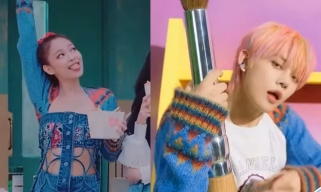Jennie BLACKPINK & YeonJun TXT đụng hàng khiến netizen nghi ngờ 2 nhóm “xài” chung stylist