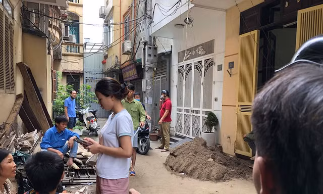 Hiện trường vụ việc.