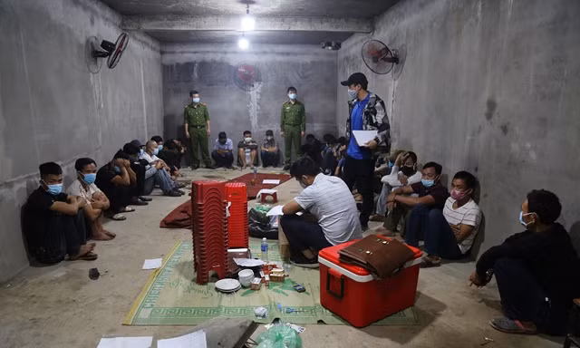 Hiện trường vụ việc. Ảnh: Công an tỉnh Vĩnh Phúc