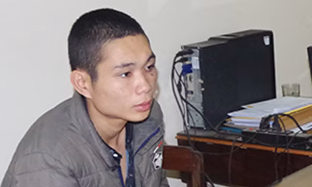 Đối tượng Huy. Ảnh: Công an Thái Nguyên