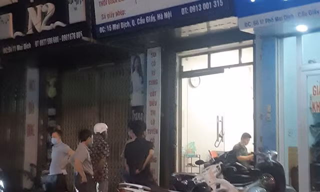 Phòng khám nơi xảy ra sự việc.