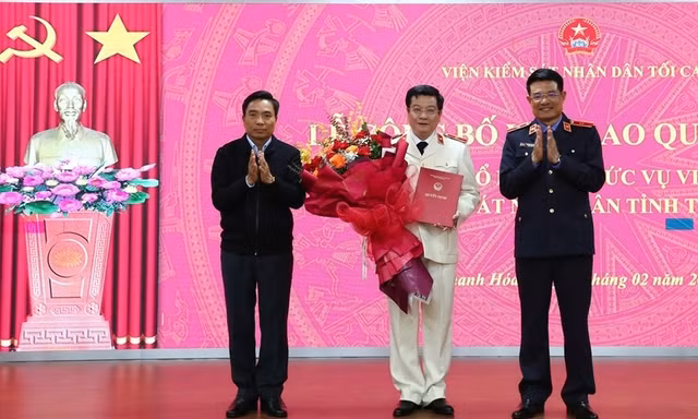 Bổ nhiệm Viện trưởng VKSND tỉnh Thanh Hóa