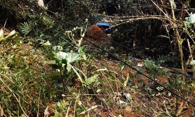 Hai ô tô rơi xuống vực ở Thanh Hóa