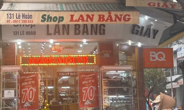 Phạt hơn 100 triệu đồng cửa hàng bán giày giả ở Thanh Hóa