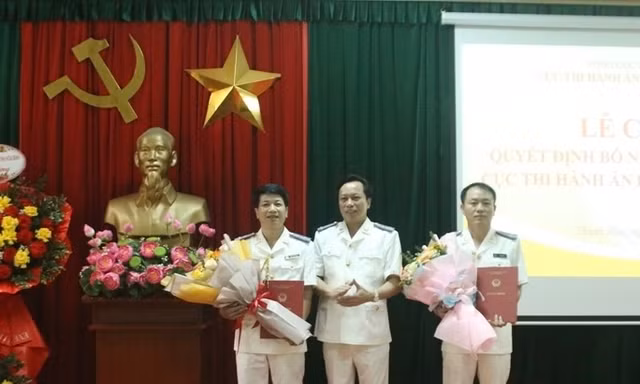Bổ nhiệm 2 Phó cục trưởng Cục Thi hành án dân sự tỉnh Thanh Hóa