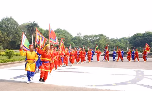 Tinh thần thượng võ qua trò diễn chạy chữ ở Thanh Hóa