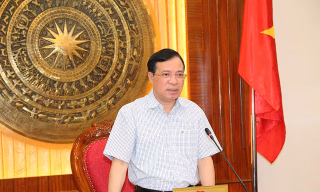 Ông Lại Thế Nguyên điều hành công việc của Tỉnh ủy Thanh Hóa