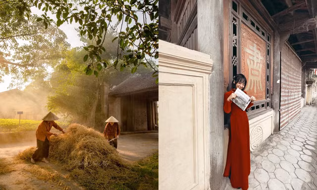 Vẻ đẹp nao lòng tựa "xuyên không" của hai ngôi làng cổ nức tiếng tại Hà Nội