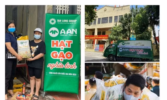 Chương trình tặng gạo cho người dân nghèo của gạo A An tại Hà Nội 