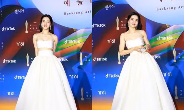 Tố "thị hậu" Baeksang Kim Tae Ri diện váy nhái, Cnet "quê độ" khi nhà phân phối lên tiếng