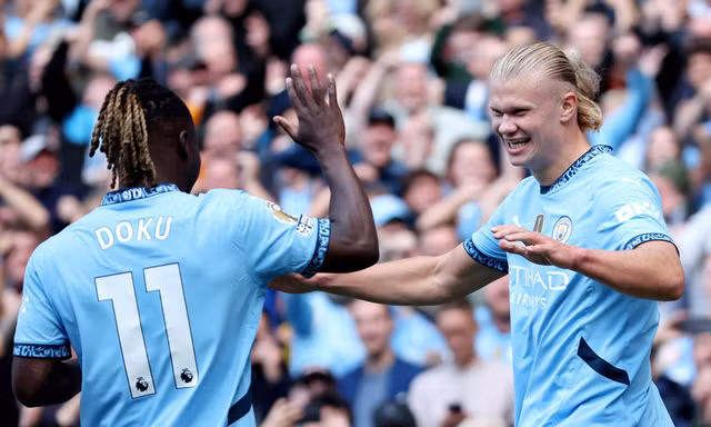 Haaland lập hat-trick, Man City nghiền nát Ipswich Town