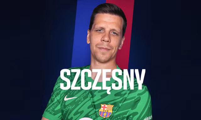 Barca chính thức chiêu mộ Szczesny làm 'kẻ chữa cháy'
