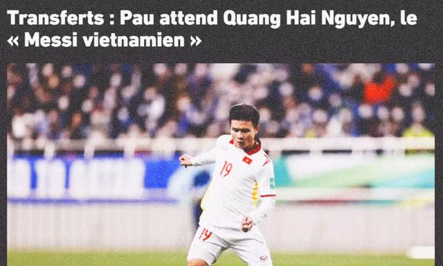 Báo thể thao số 1 nước Pháp khẳng định bến đỗ mới của Quang Hải
