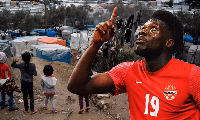 Alphonse Davies và những ngôi sao World Cup lớn lên từ trại tị nạn