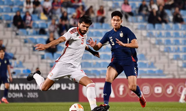 U23 Thái Lan thua đối thủ 'đàn em' ở giải đấu chạy đà cho SEA Games