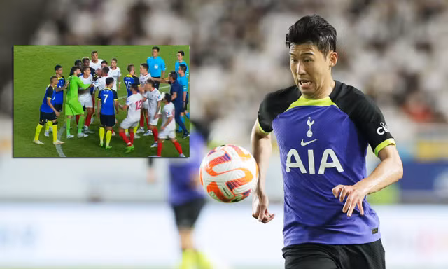 Son Heung-min làm nên tuyệt phẩm, làm đối phương đổ máu