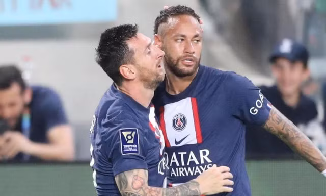 PSG thắng trong ngày Messi và Neymar trở thành 'song sát' số 1 châu Âu