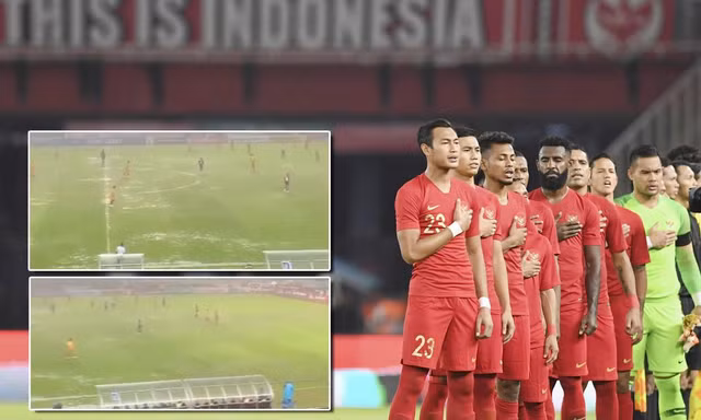 ĐT Indonesia dùng sân bóng ‘cấp huyện’ để đón đội bóng Trung Mỹ