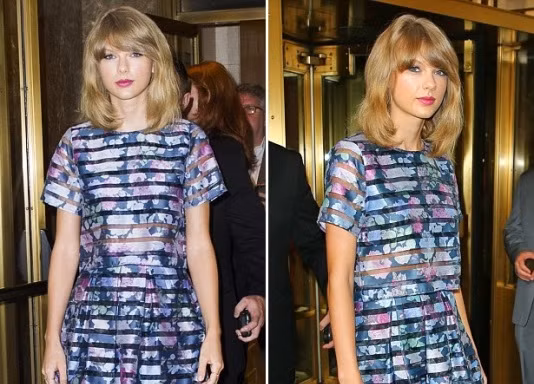 Taylor Swift giản dị đi dự họp báo ra mắt phim