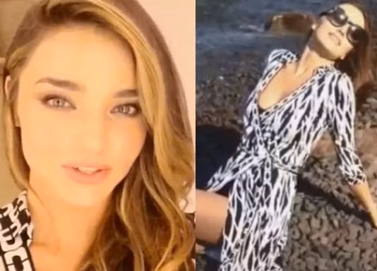 Miranda Kerr tung ảnh gợi cảm trên biển