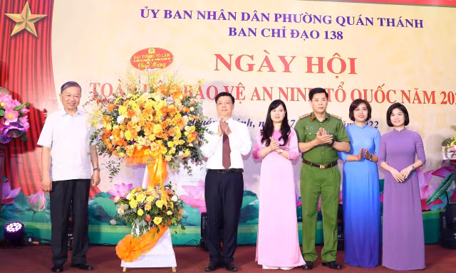 Đại tướng Tô Lâm tham dự lễ ra mắt.