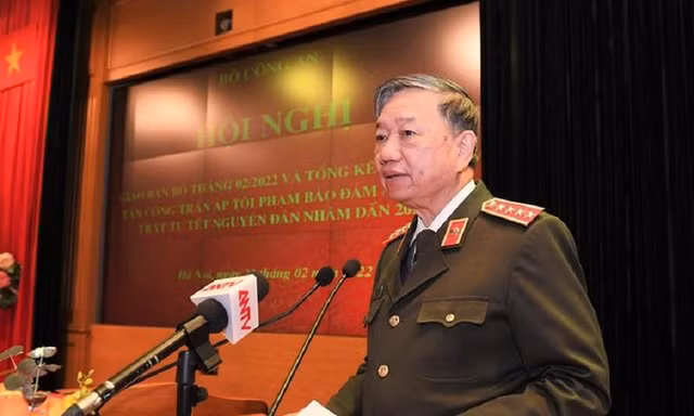 Đại tướng, Bộ trưởng Bộ Công an Tô Lâm 