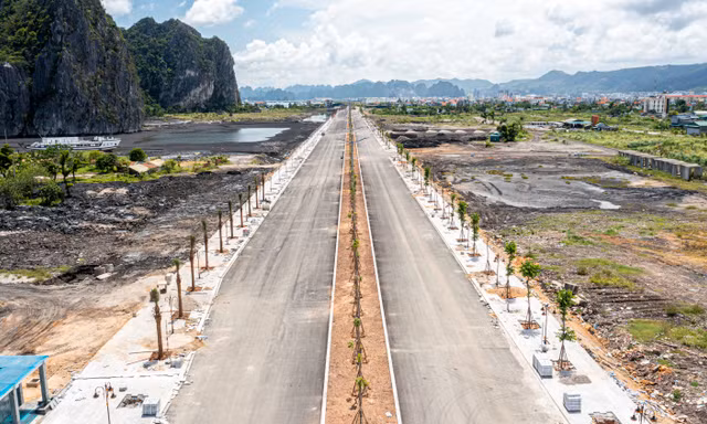 'Bay' trên đường bao biển gần 500 tỷ đồng sắp hoàn thành ở Cẩm Phả