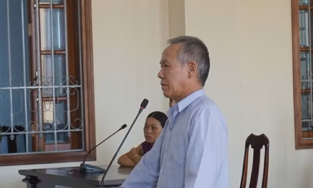 Bị cáo Trí tại phiên tòa.