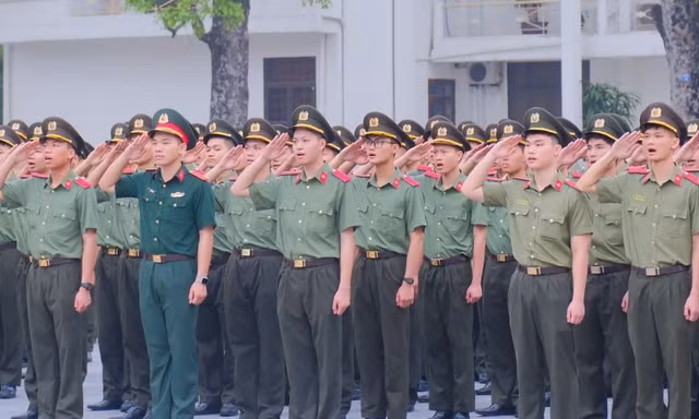 Gần 800 học viên Học viện An ninh nhân dân tham gia diễu binh, diễu hành 80 năm Cách mạng Tháng Tám và Quốc khánh 2/9