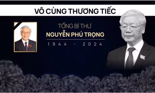 Live Truyền hình trực tiếp: Lễ viếng Tổng Bí thư Nguyễn Phú Trọng