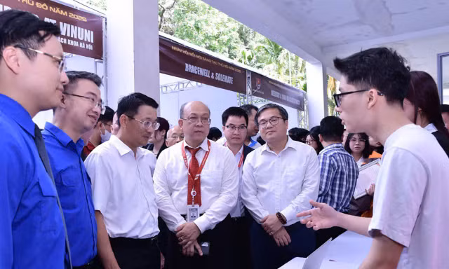 Sinh viên Hà Nội trình làng startup tại Ngày hội Đổi mới sáng tạo Thủ đô