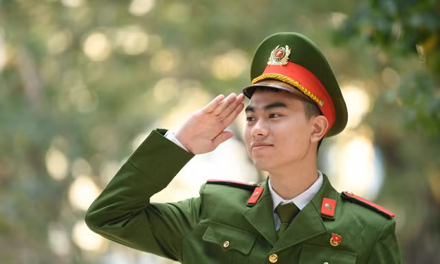Chiến sĩ trẻ bản lĩnh, sinh viên ưu tú của Học viện Cảnh sát Nhân dân