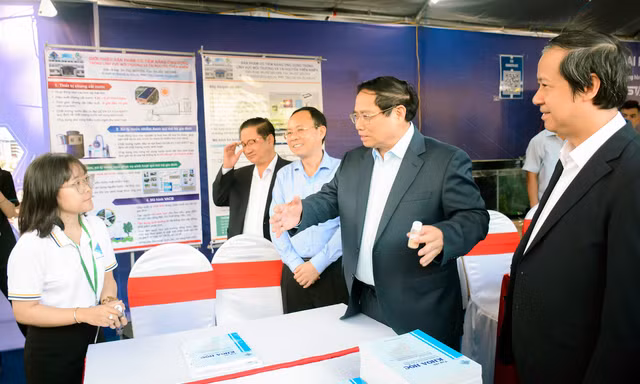 Thủ tướng Phạm Minh Chính dự Ngày hội Khởi nghiệp Quốc gia của học sinh, sinh viên