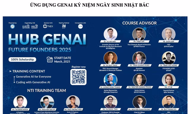Người trẻ ‘dựng bảo tàng số’ về Bác Hồ chỉ sau 3 ngày nhờ GenAI