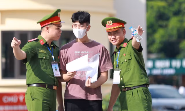 Kỳ thi đánh giá tuyển sinh Công an nhân dân 2025: Bổ sung thêm 2 mã bài thi mới